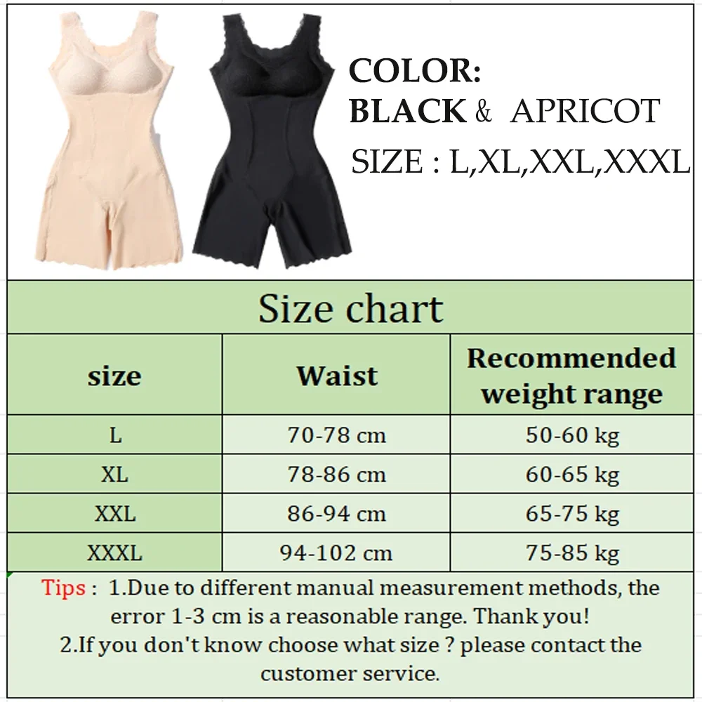 Bodysuit Shapewear Women Tummy Control Lace High Compression Full Body Shaper Women Slimming Tummy Bodysuit