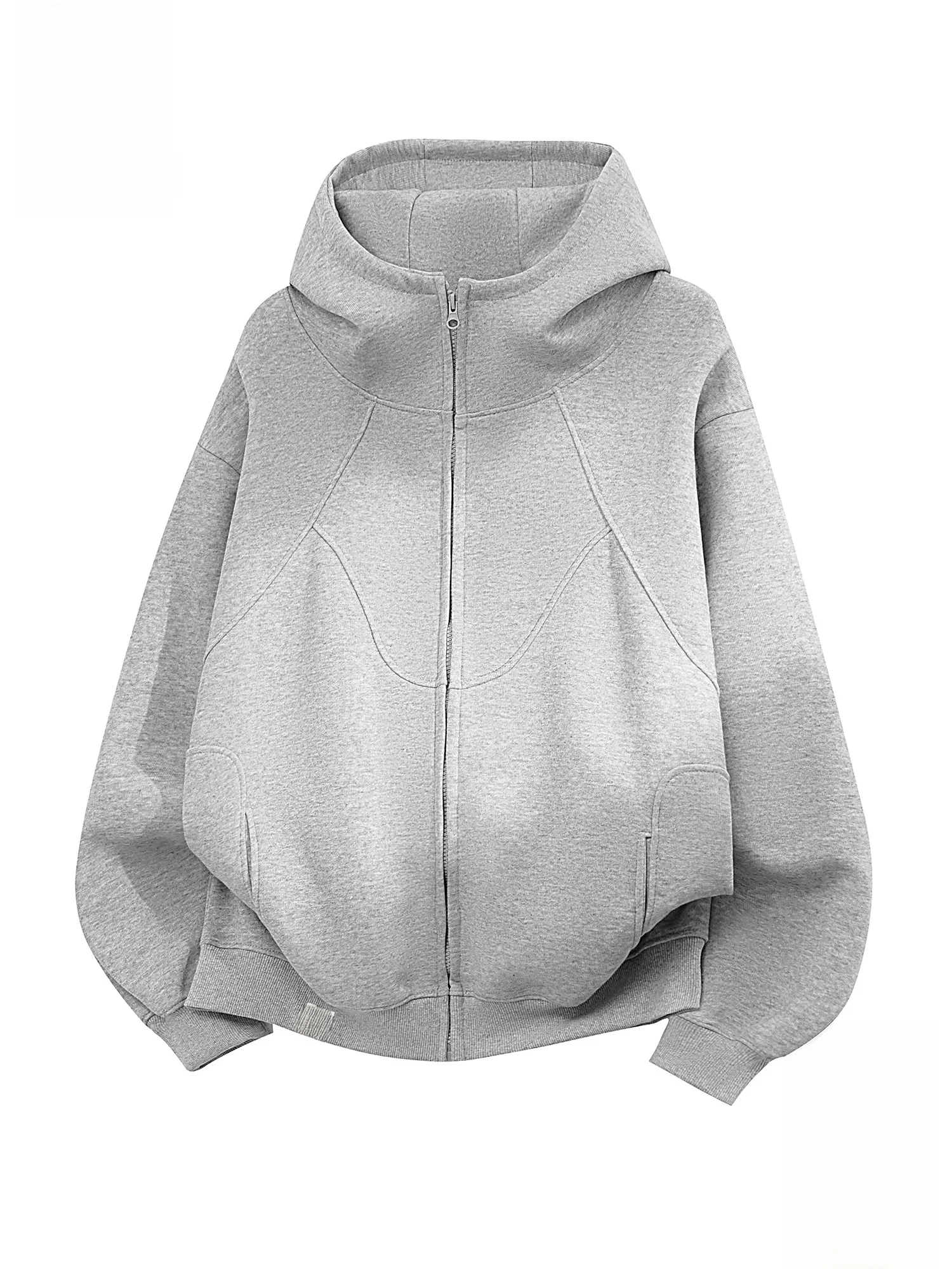 

PaulFrank Spring 2026 Casual Hoodie Cardigan Men's Loose American Sle Long Sve Polyester Cotton Blend Comfortable Coat