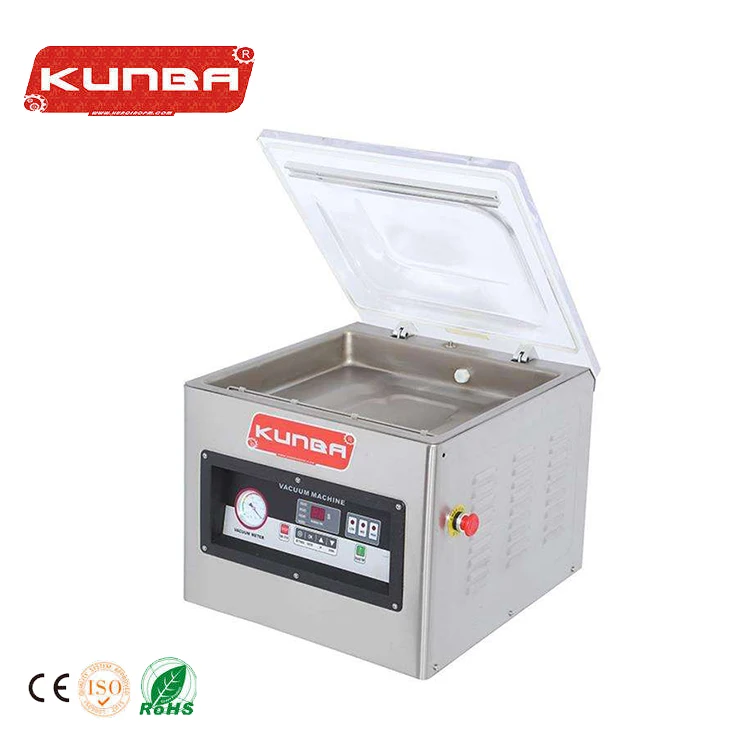 

DZ-500/ZT KUNBA Double Sealing Bar Electric Table Durable Flexible Operation Food Vacuum Sealer Vacuum Packing Machine
