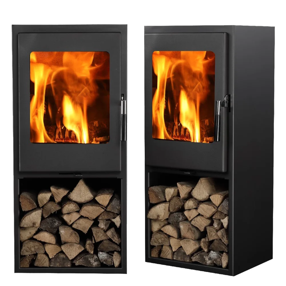 DS06 Indoor Use Wood Heater Wood-Burning Stove Room Wood Burning Fireplace Fire Surrounds Heating-Equipment