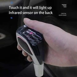 Car Crystal Handles Gear Shift Knob Lever Stick Head For Toyota lexus mazda crown Mitsubishi ALPHARD lada Subaru Universal