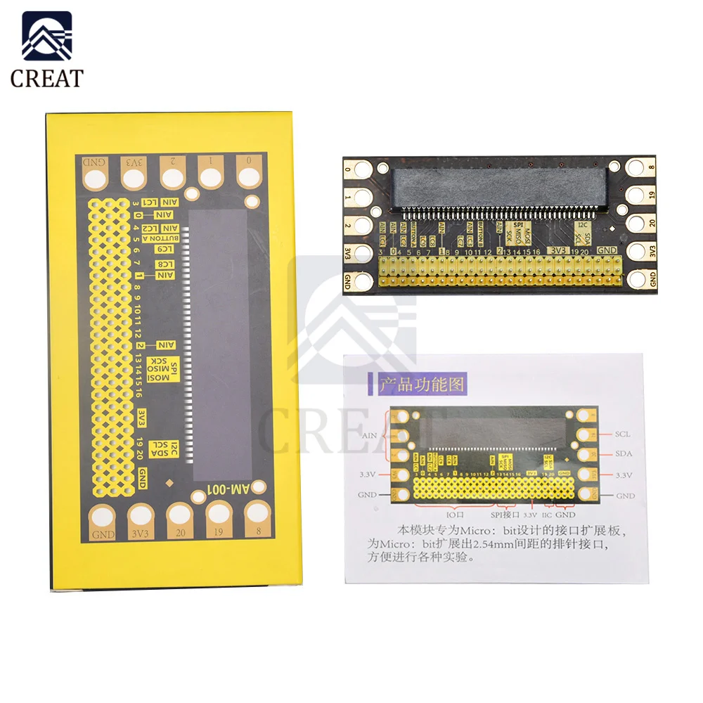 Superbit Microbit Expansion Board Super Bit Micro Bit Microbit Adapter Board IO Expansion Board Module