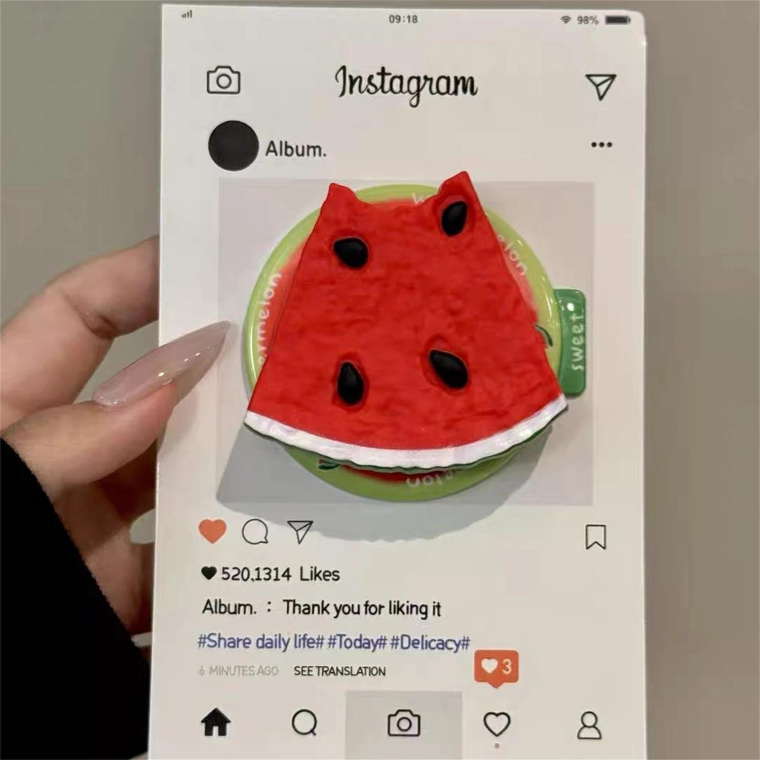 

Cute cat paw magnetic stand for Magsafe Grip Tok Griptok Bracket Phone Holder Support For IPhone Samsung Pad Smart Tok