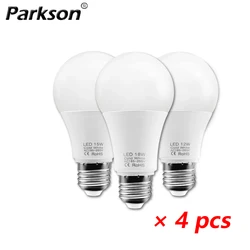 4pcs/lot E27 LED Bulb AC 220V 230V 240V 18W 15W 12W 9W 6W 3W Spotlight Light Bulb LED Lamp For Home Table Lamp Lampada Bombillas