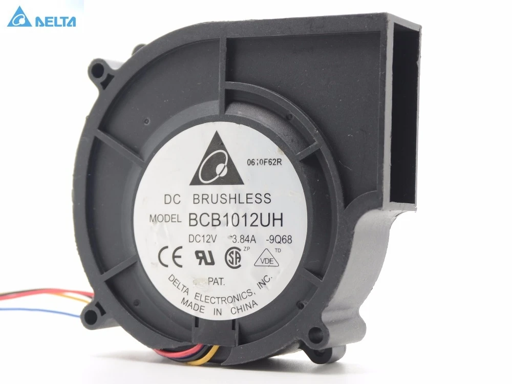 

for delta BCB1012UH BCB1012UH-9Q68 97*87*25mm DC12V 3.84A Server Cooling Server Blower Fan 97x97x25mm 4-wire