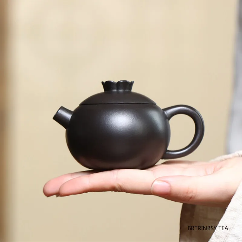 

120ml Chinese Yixing Purple Clay Teapots Tradition Handmade Tea Pot Raw Ore Zisha Tea Set Beauty Tea Infuser Kettle Teaware