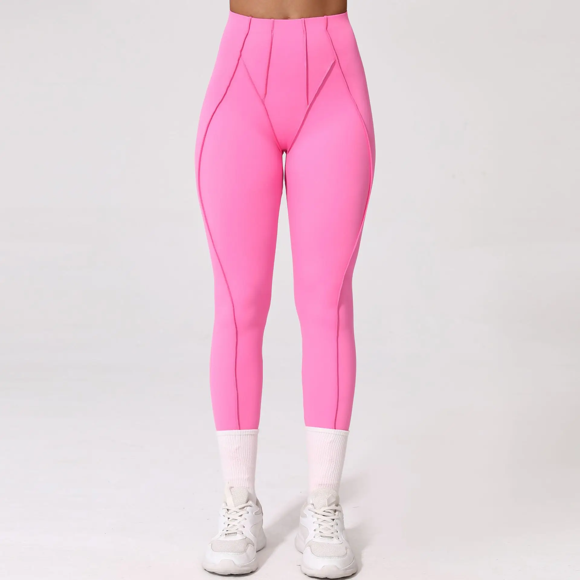 Seamless Yoga Pants Sports Fitness High-waisted Tight-fitting Hip-lifting Quick Drying Pants Workout Gym Yoga  Pants for Women
