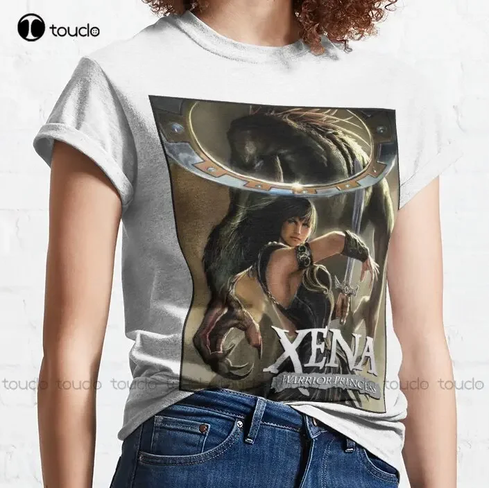 Is She John Xena ? Classic T-Shirt Xena Warrior Princess T Shirt Print Printer Make Your Design Funny Art Streetwear Cartoon Tee