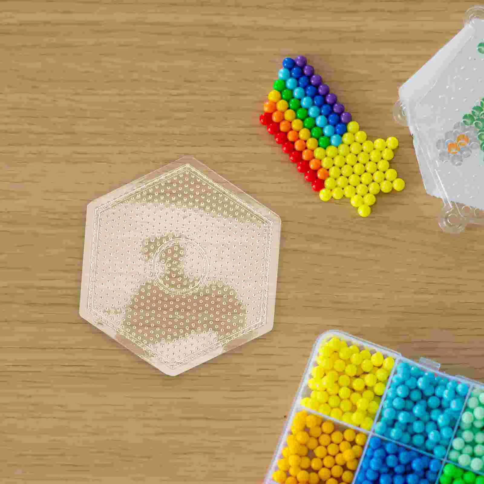 3-teiliges DIY-Perlen-Set, Puzzle-Sicherungstafeln, Kinder-Bastelwerkzeug, Stecktafeln, Spielzeug für Mädchen