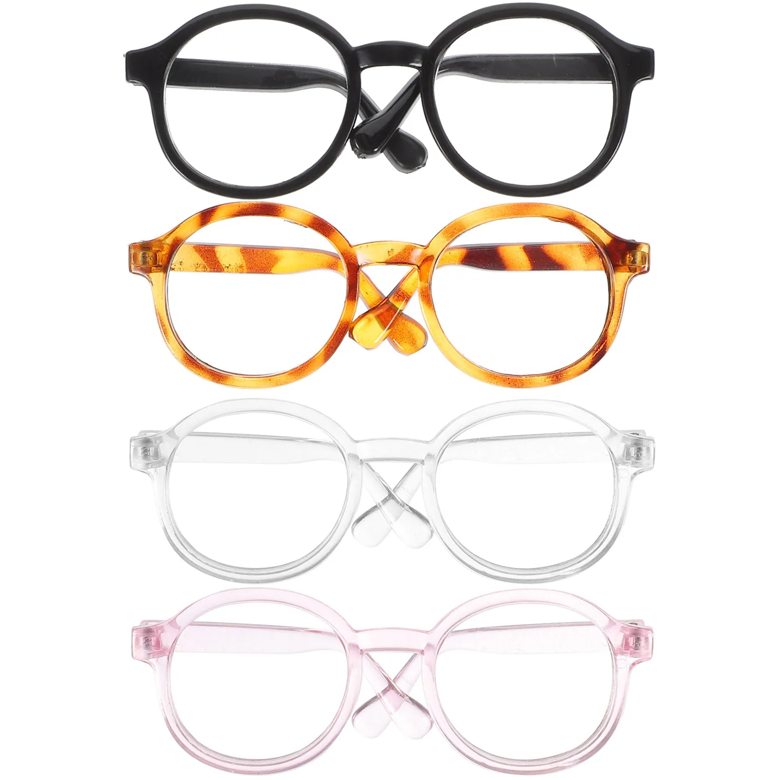 

4Pcs Cat Dog Glasses Fashionable Reusable Pet Sunglasses Comfortable Fit for Most Pets Party Photo Prop Dog Eyewear Supplies