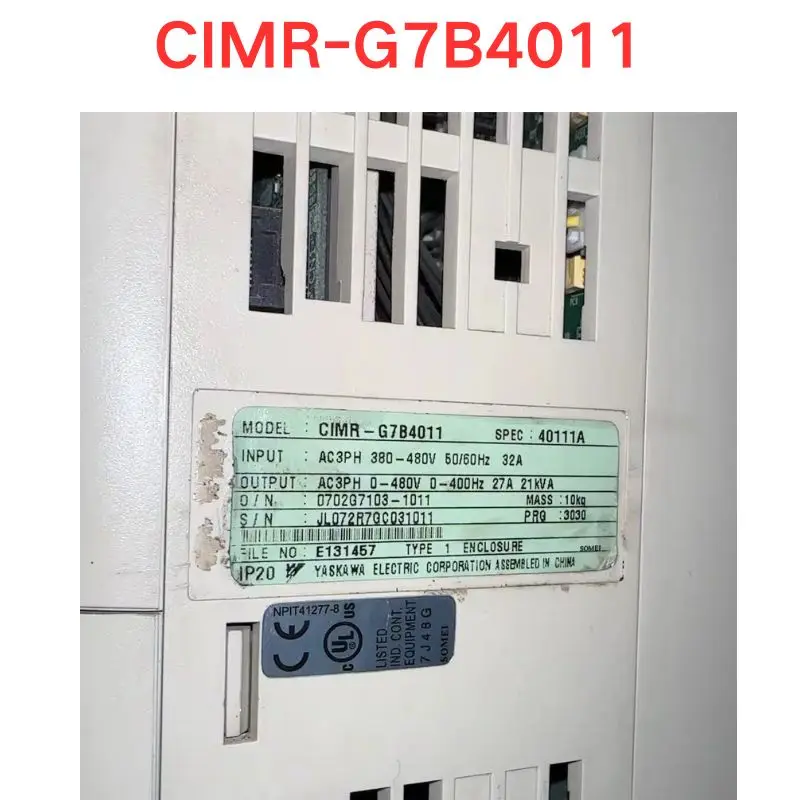Used OEM disassembled parts CIMR-G7B4011 inverter Functional test OK