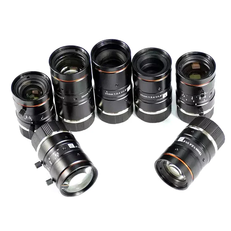 MVL-HF1224M-10MP Good Sale 1/1.8'' Low Distortion 12mm F2.4 10MP C-Mount Machine Vision Lens For Industrial Camera