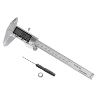 High Precision 150mm LCD Electronic Digital Display Caliper Stainless Steel Measuring Tool Calipers 6 Inch Vernier Caliper