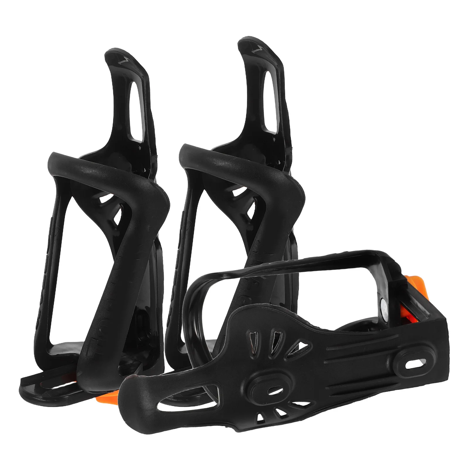 

3Pcs Adjustable Plastic Water Bottle Holders Bike Cup Holder Drink Brackets Cycling Secure Bottle Cage Storage Rack Black