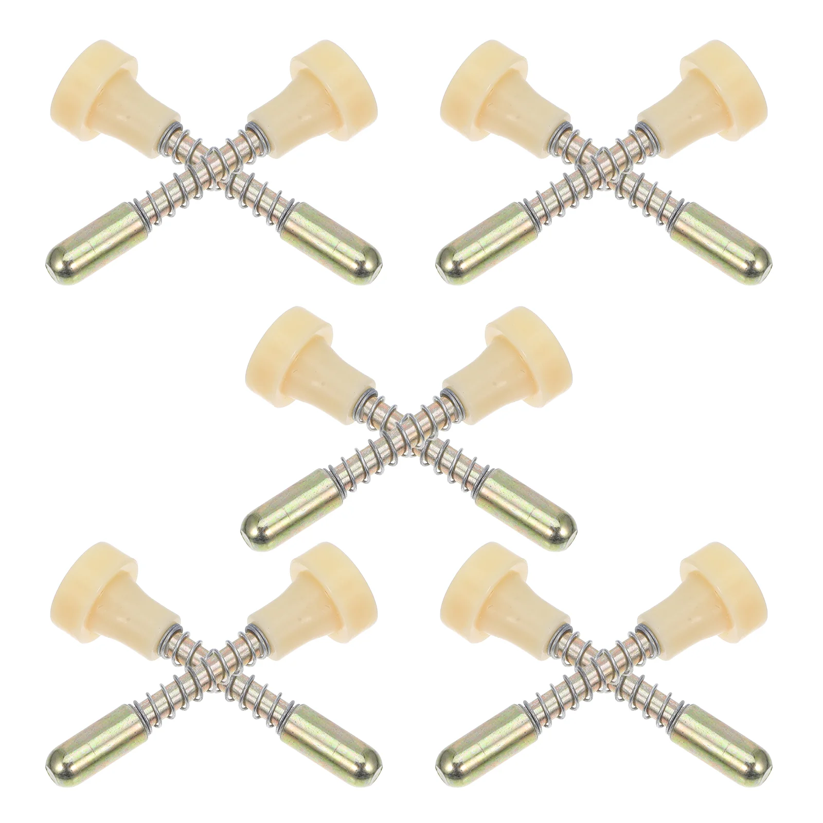 

10pcs Spring Plunger Latch Window Screen Parts Iron Replacement Door Storage Adjustable Height Durability Easy Installation