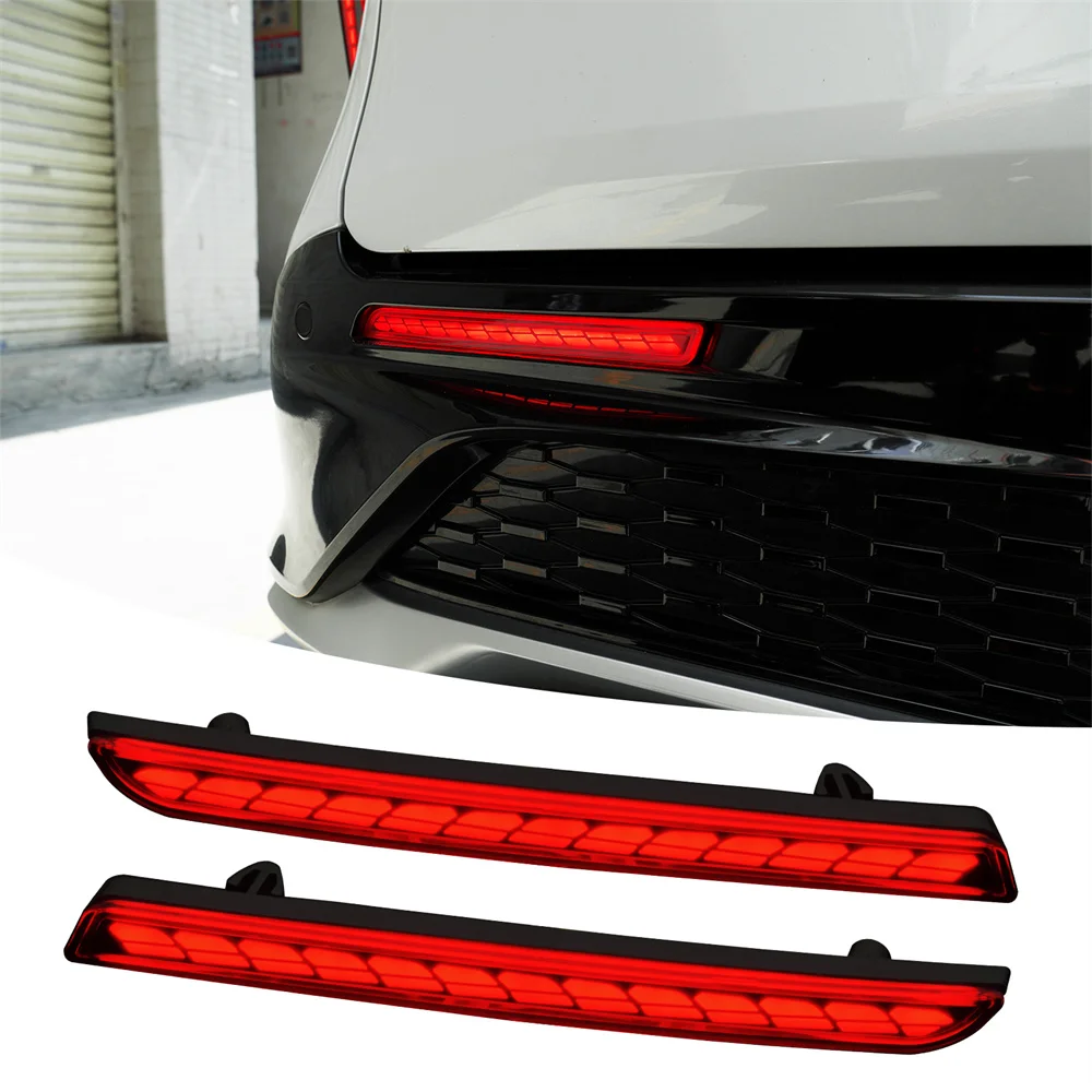 

Led Rear Brake Lights Fit For Toyota Sienna 2021 2022 2023 2024 Rear Bumper Brake Lights