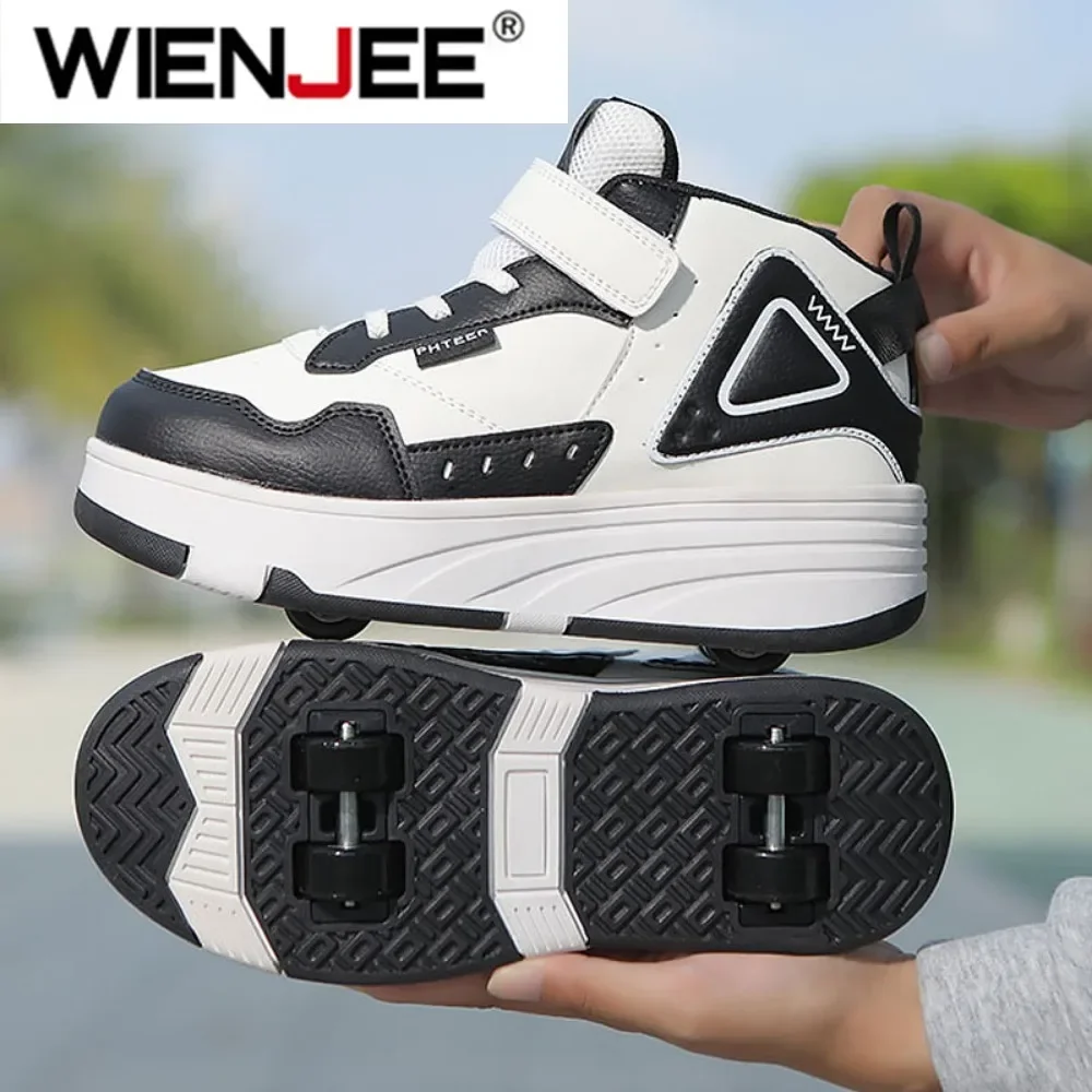 

Children Roller Skate Shoes Kids Autumn Children Fashion Casual Sports Toy Birthday Gift Games Boys 4 Wheels Sneakers Girls