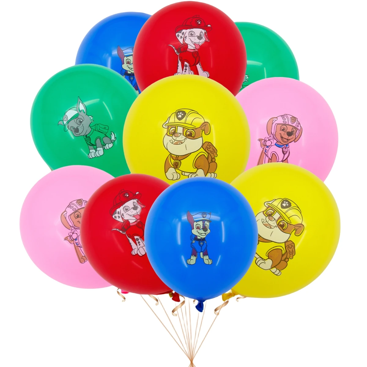 12pcs/12inch Paw Patrol Birthday Party Dcorations Latex Balloons Cartoon Dog Balloon Baby Shower Kids Gift For Party Supplies