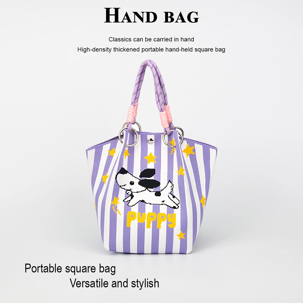 Women's Small Handbag, Cute Dog-Patterned Handbag, with a Magnetic Clasp That Closes Securely and Reliably, Can Hold Items Like Cell Phones, Wallets, Lipsticks, Etc., Suitable for Travel, Commuting, Vacations, and Walk