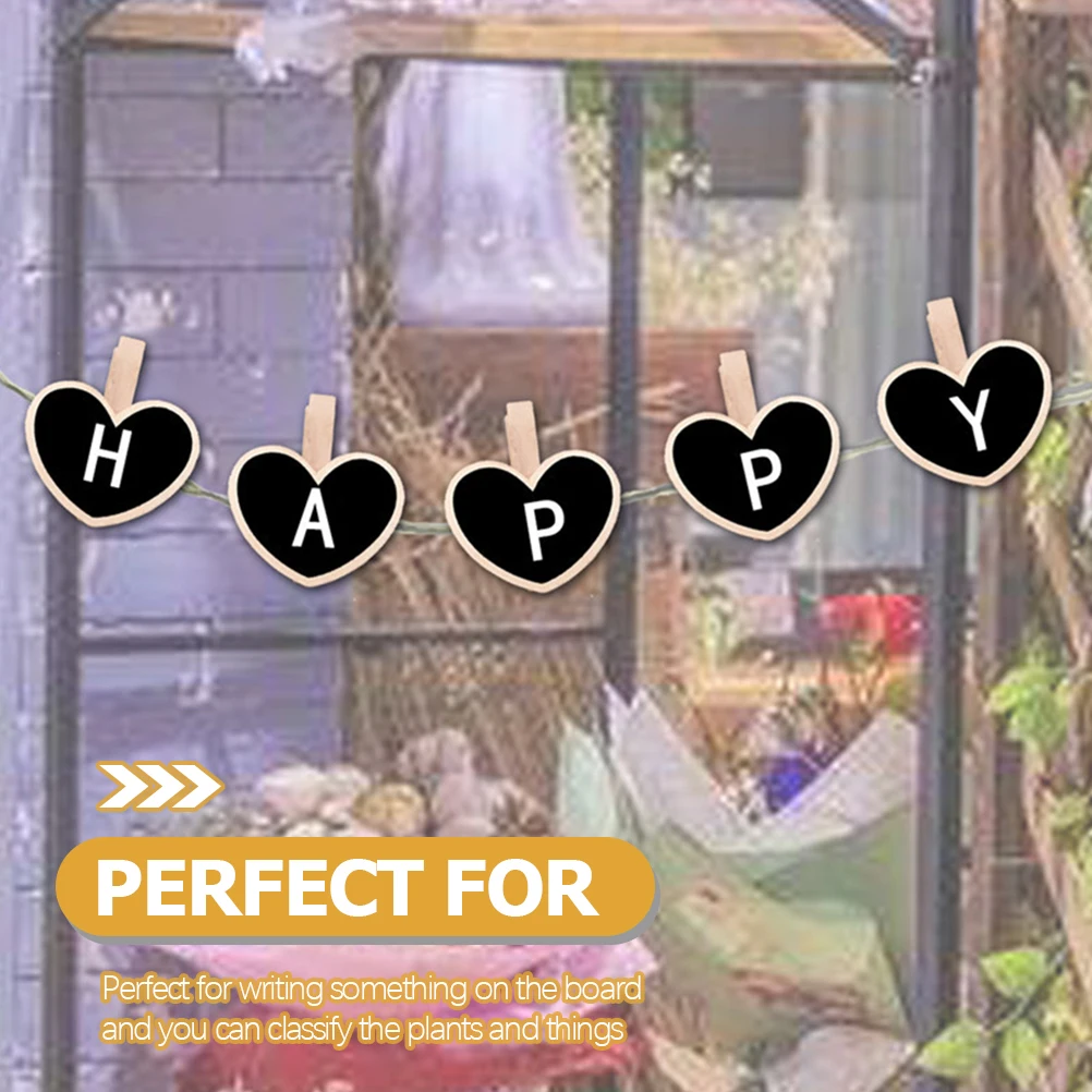 

30pcs Adorable Wooden Photo Clips Multi-Function Decorative Picture Clamps Reusable Home Office Supplies Party Decoration