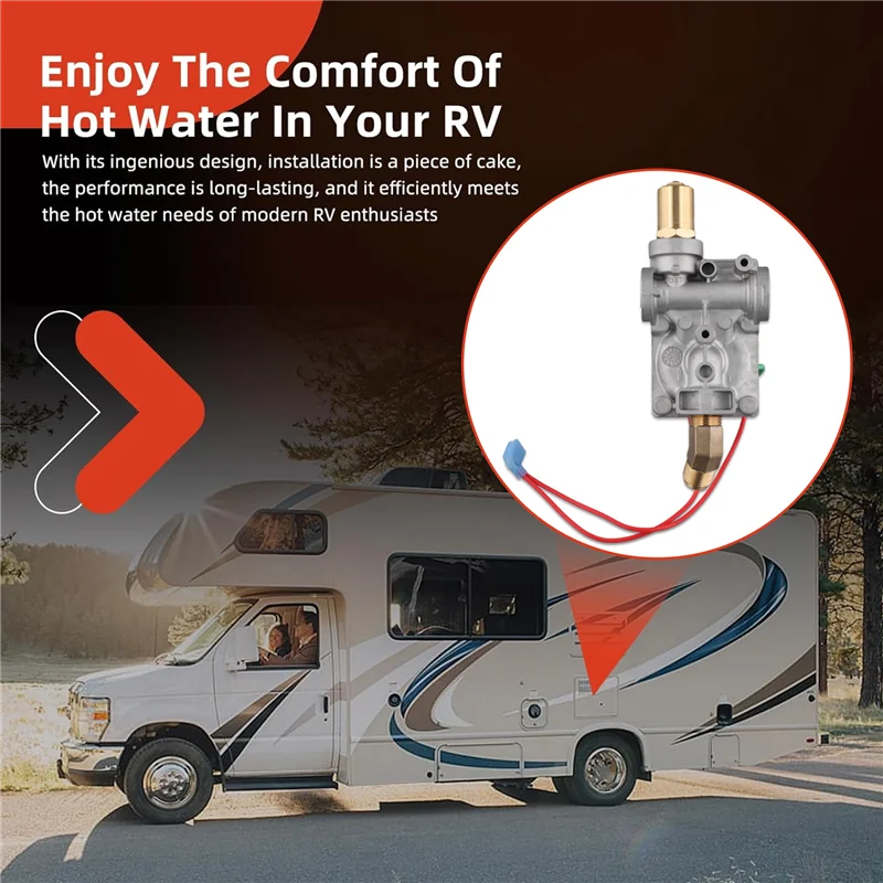 RV เครื่องทำน้ำอุ่นแก๊สวาล์ว 6 แกลลอน 93870 92078 สำหรับโดเมติก แอทวูด G6A G610 GC6A GC6AA SVC วาล์ว