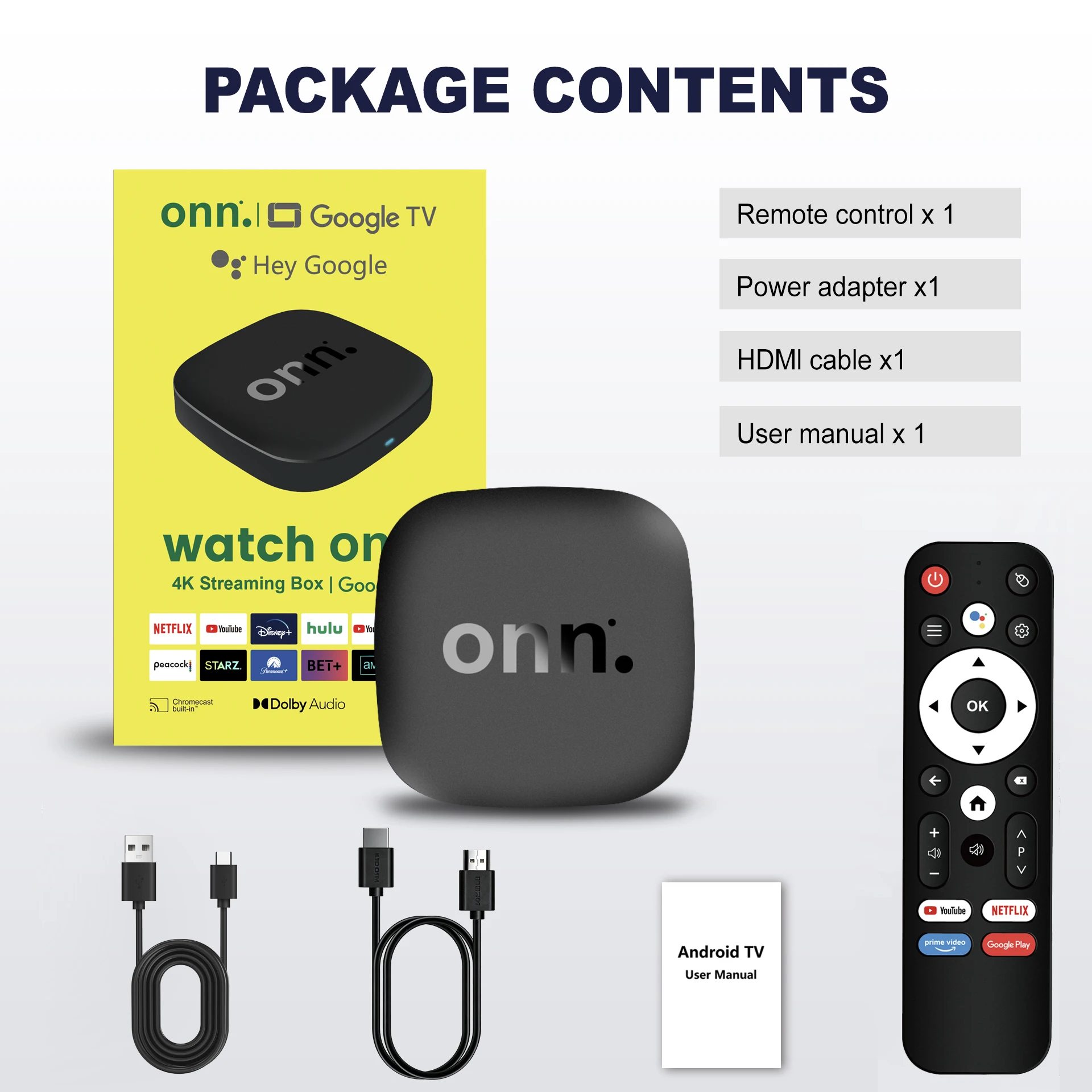 ONN STB Dream Quad Core STB 4K - Home Cinema Google ulasan dan harga