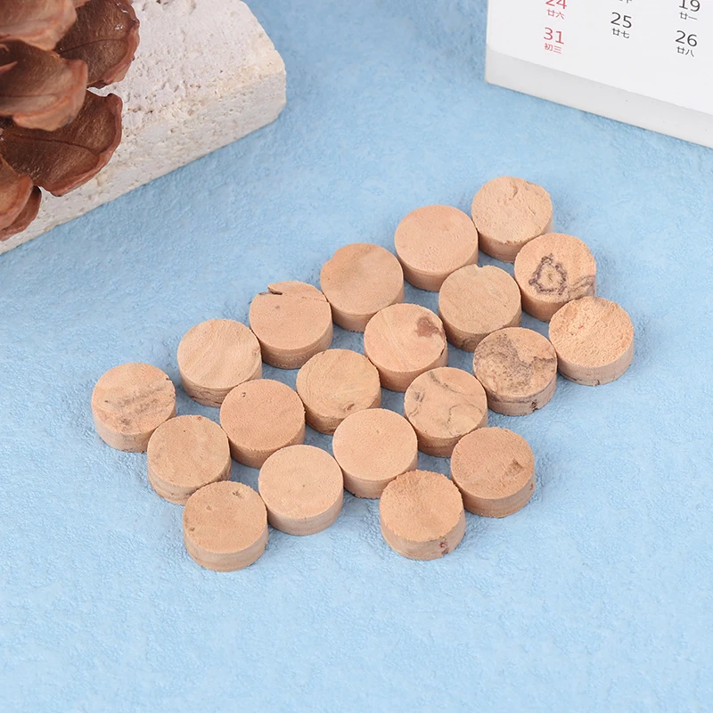 20pcs Saxophone Cork Mats Trumpet Cornet Water Key Spit Value Cork Pad For Wind Instrument Trombone Replacement Repair Parts