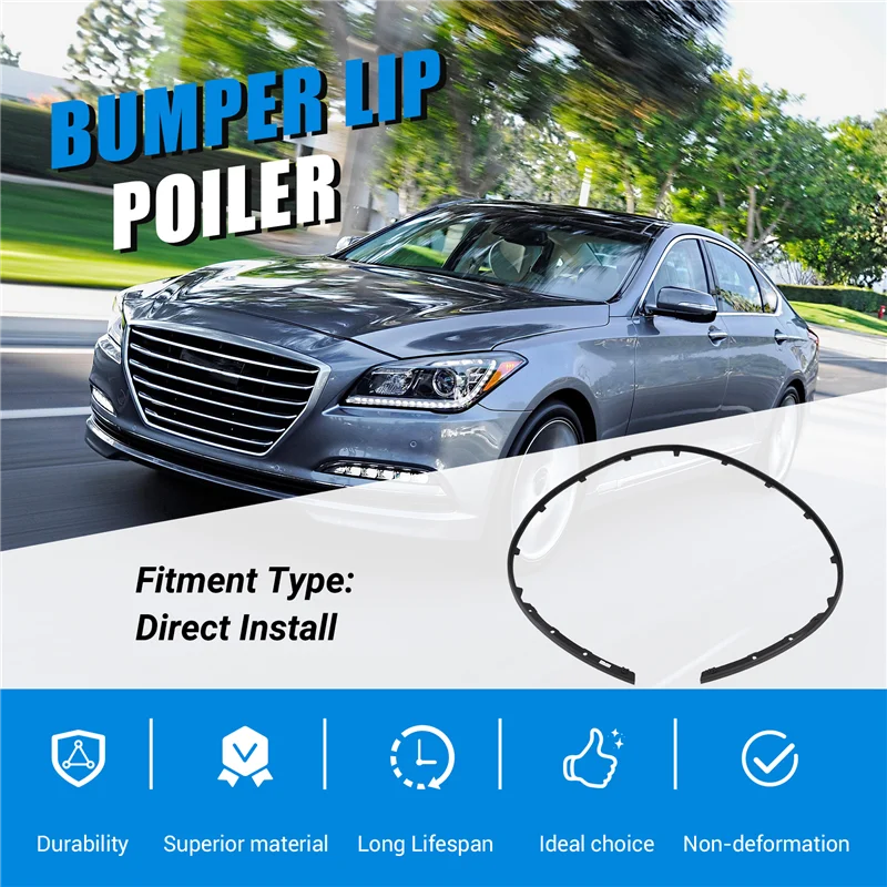 

Front Lower Bumper Lip Spoiler 865903M500 For Hyundai Genesis Sedan 2012-2014 86590-3M500