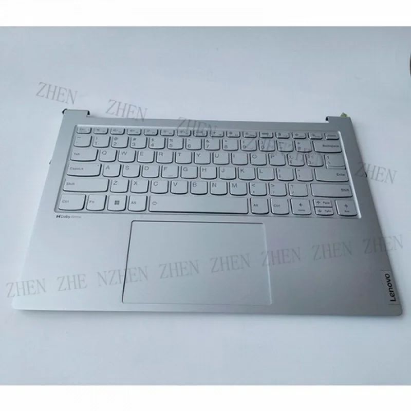 

Y новинка для Lenovo IdeaPad Slim 7 14IAP7, клавиатура с подсветкой и упором для рук, серая 5CB1H82621