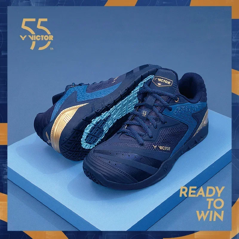2023 VICTOR Badminton Shoes P9200III Victory 55th Anniversary Limited: 승리의 55주년을 기념하는 럭셔리 러닝화