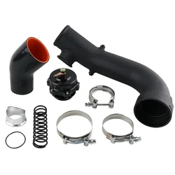 Kit de tubería dura de carga Turbo de admisión de aire con válvula de soplado de 50mm para BMW N54, E88, E90, E92, 135i, 335i, accesorios de reparación 335