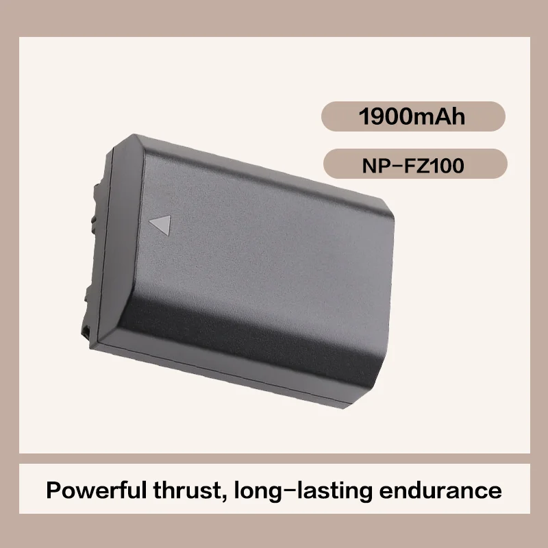 

For Sony NP FZ100 Battery 3C Certified For A7C A7M3 A7M4 ZV E10 II Camera High Capacity Replacement