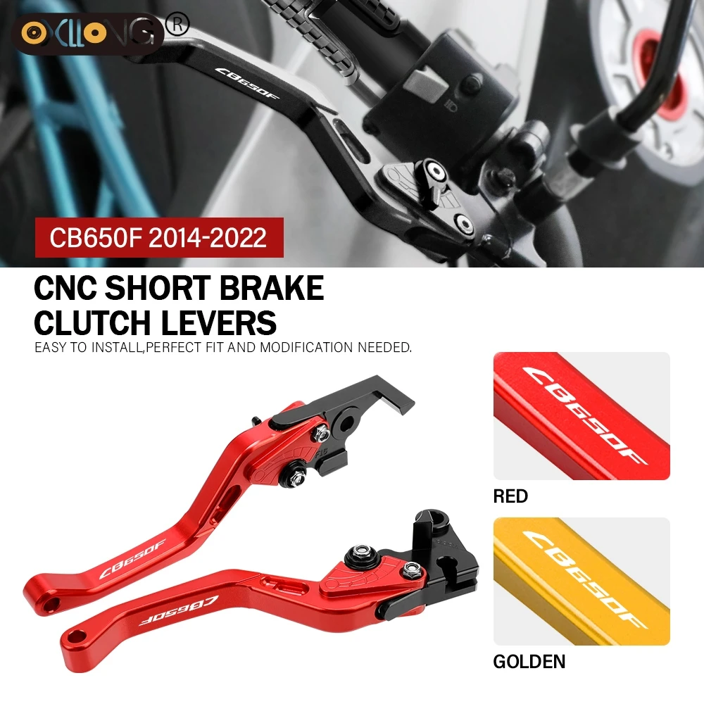 

CNC Motorcycle Short Brake Clutch Levers Accessories Parts For HONDA CB650F 2014 2015 2016 2017 2018 2019 2020 2021 2022