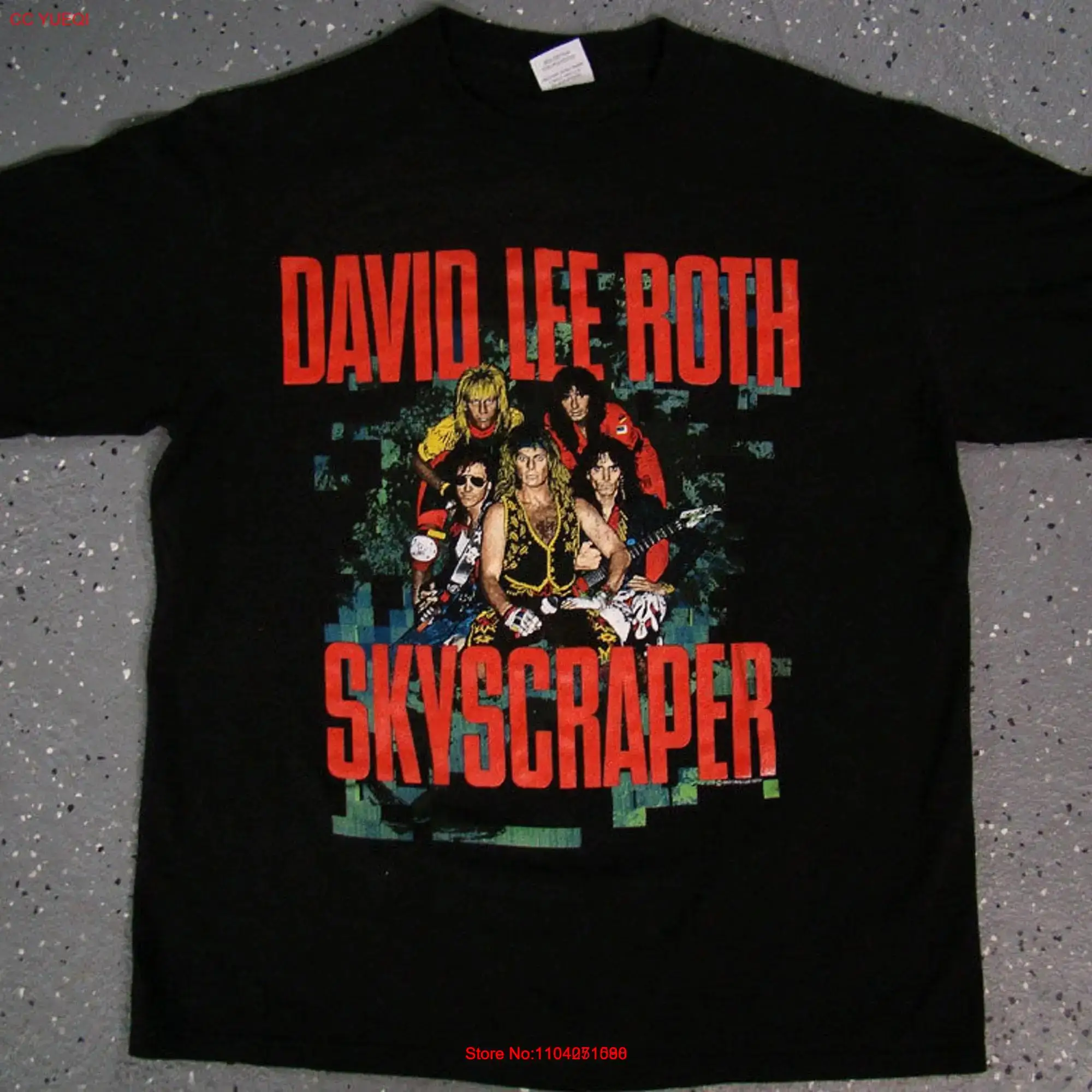 David Lee Roth Skyscraper Tour T Shirt 1988 Medium Please Read Description long or short sleeves