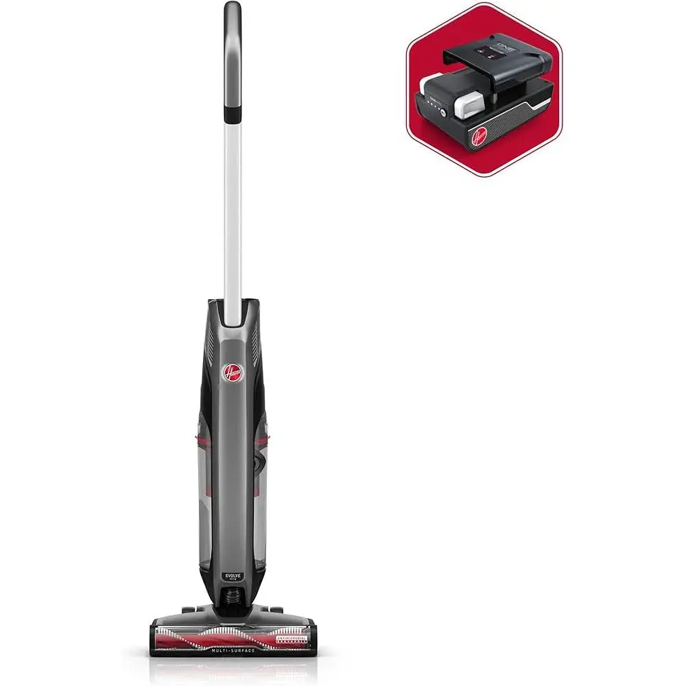 Lightweight Cordless Vacuum Cleaner Pet Hair Multi-Surface Cleaning Antimicrobial Brush Technology ONEPWR Battery Charger