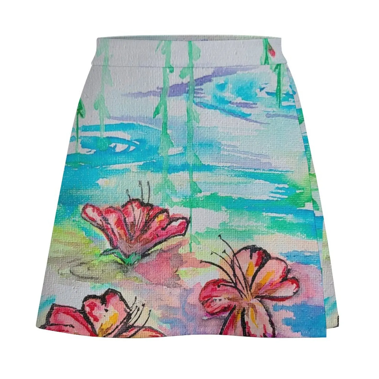 Floating Petals Mini Skirt short skirt Skirt for girls for women