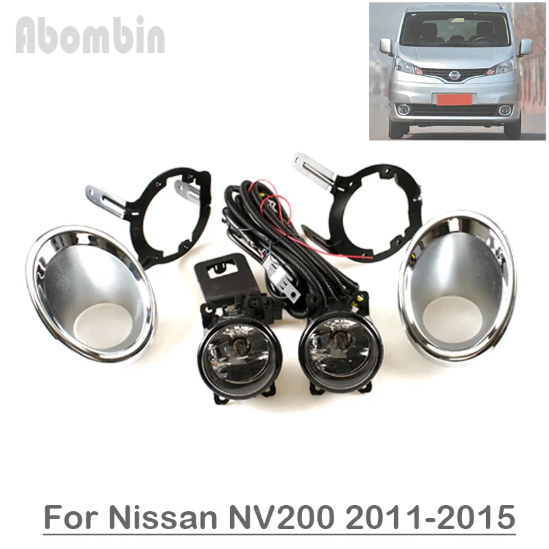 

Front Bumper Lamp Daytime Running Halogen Fog Light Assembly with Wiring Kit For Nissan NV200 2011/2012/2013/2014/2015