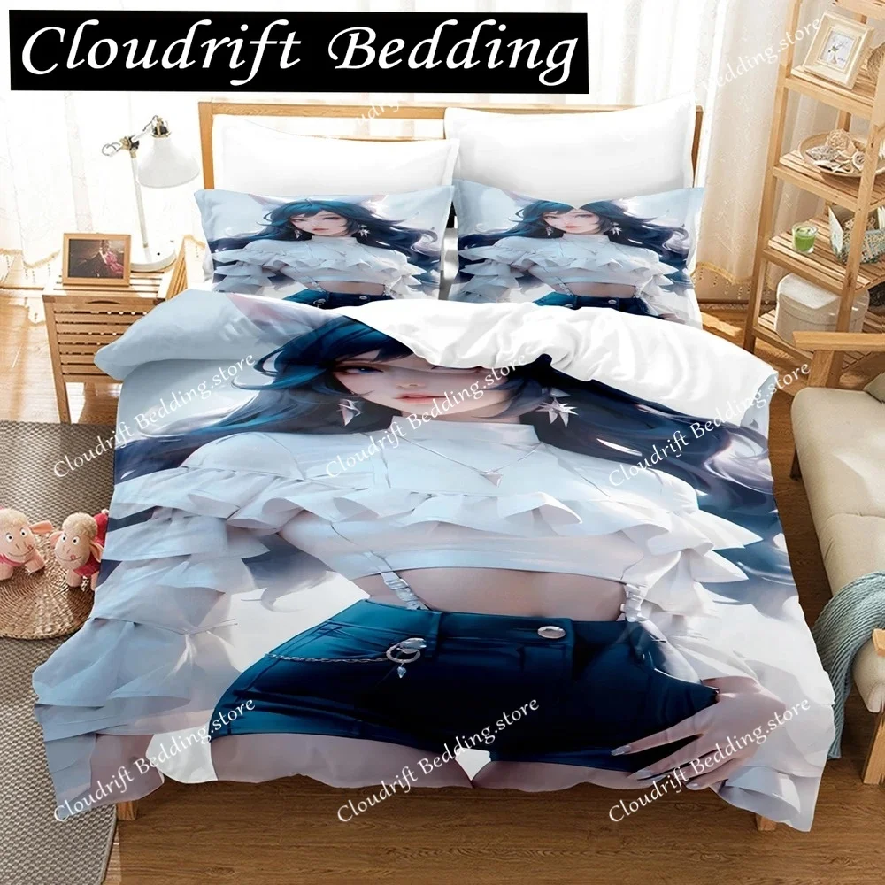 

Sexy Fox Girl Bedding Set High-grade Duvet Cover Youth Bed Cover Set Comforter Bedding Sets Quilt Cover KingQueen Bedding Set