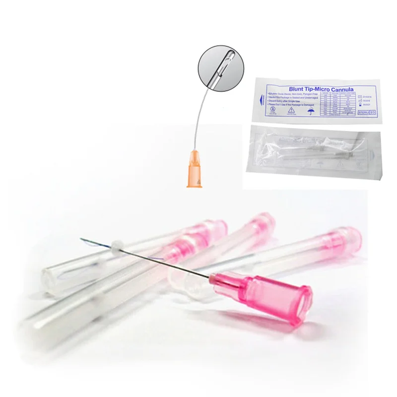 

Micro Blunt Tip Cannula High Toughness Disposable Hypodermic Filler Needle Plain Ends Notched Endo Needle Tip Syringe