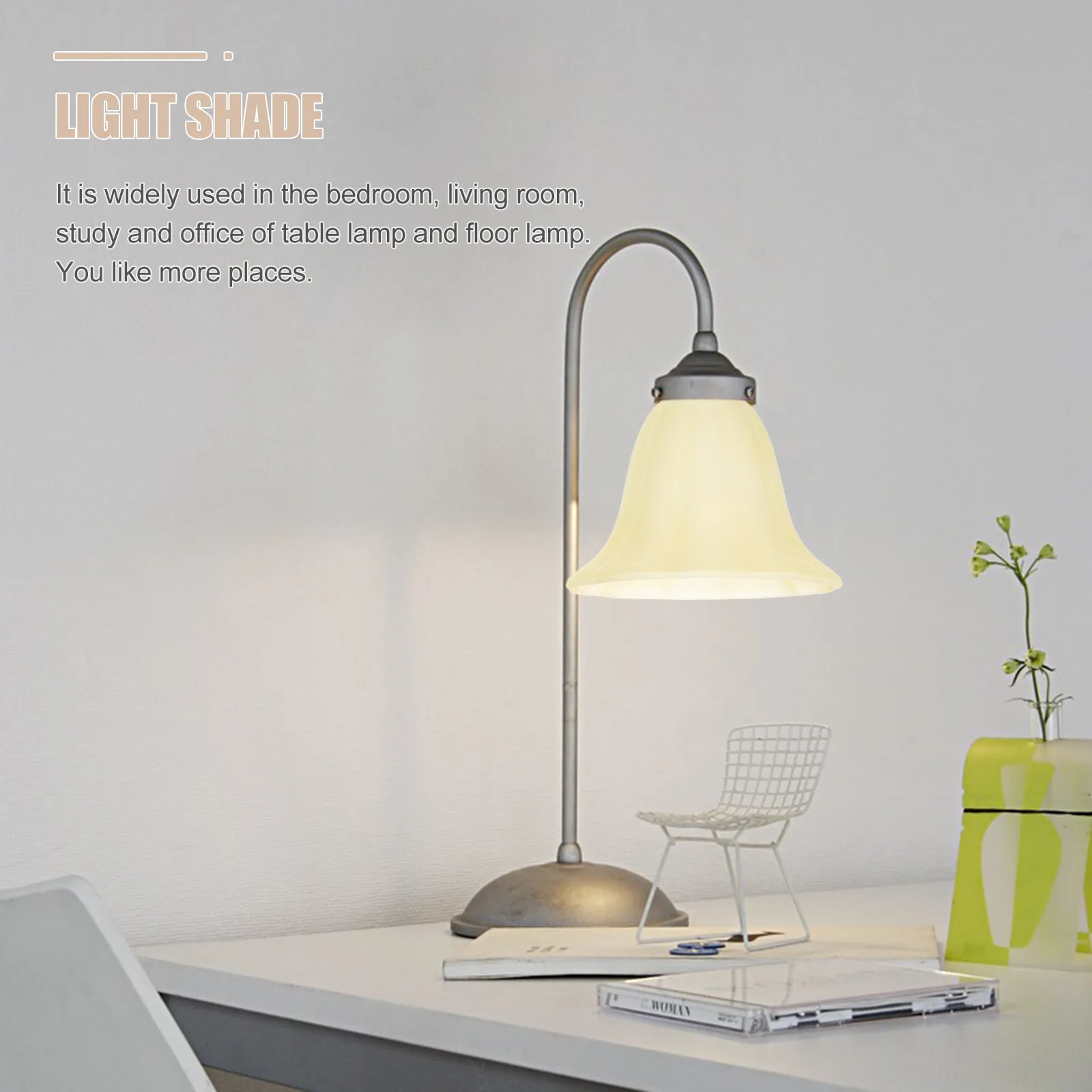 

Glass Lamp Shade Retro Style Sturdy Lampshade Light Cover for Table Wall Ceiling Light Bedroom Dining Room Lamp Shades