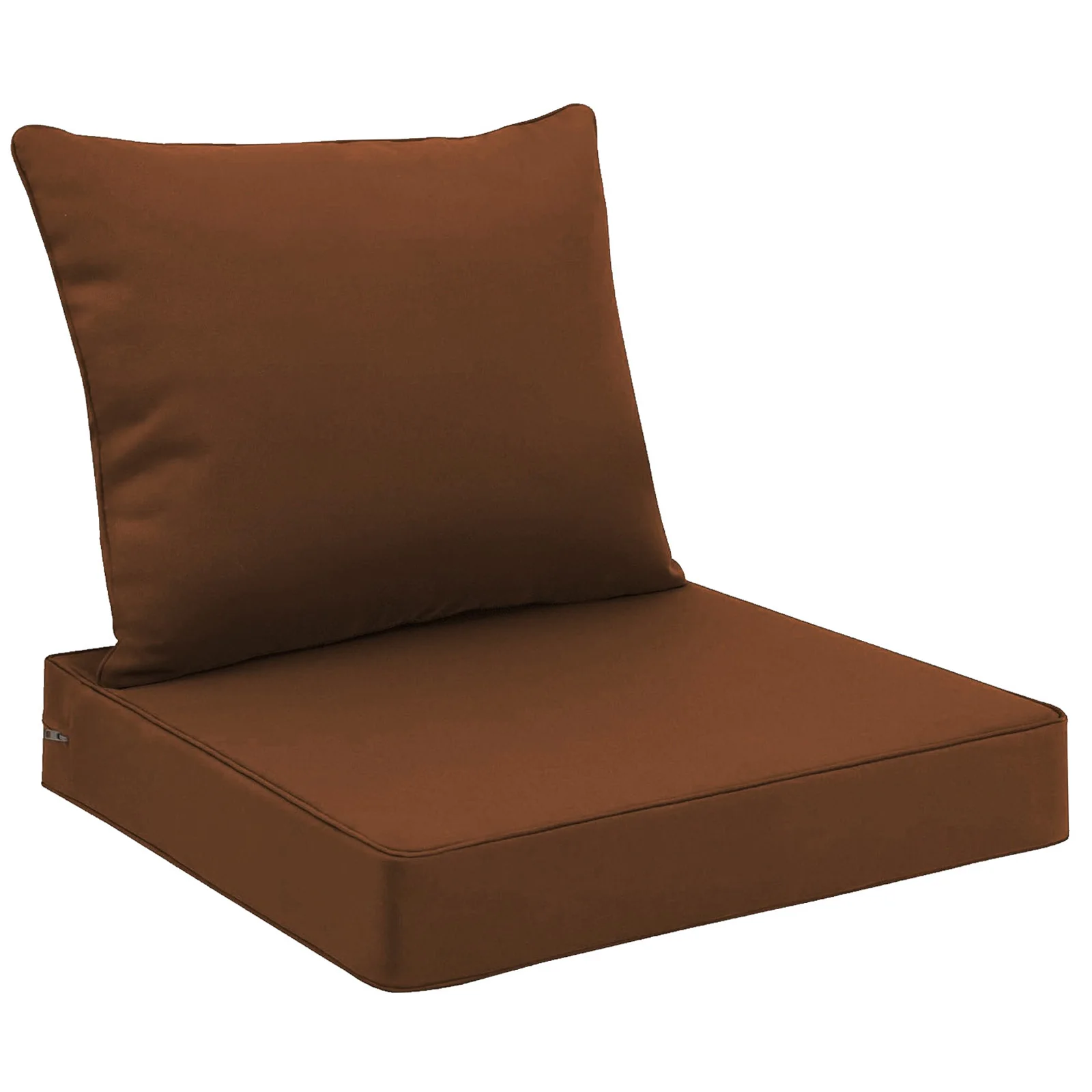NONE Elastic Waterproof Outdoor Chair Cushion with Backrest 4