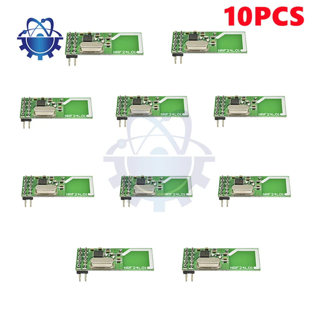 

1-10pcs/set NRF24L01+ Module Green 10PIN With Wireless Data Transmission Module 2.4G