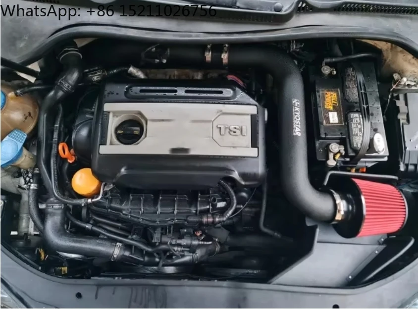 For VW EA113 MK5 GTI/GLI MK6 Golf R  Passat B6 MT MK3 Scirocco R Audi A3 S3 8P SEAT Leon  Cupra R 2.0L Cold Air Intake