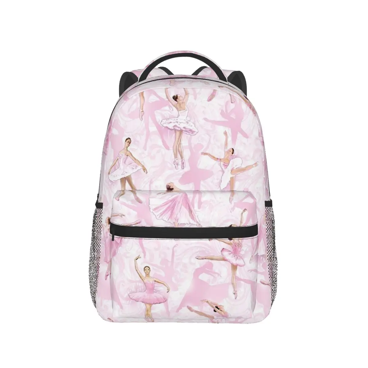 Ballet Dance Makes Me Free Ballerina Dancer Backpack Hot Sale Daypack Large Capacity Boys Girls BookBag School Bag Shoulder Bags