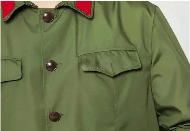 Filme filme china 1965 uniforme velho comemorativo roupas fotografia desempenho de palco revolução cultural traje mulher