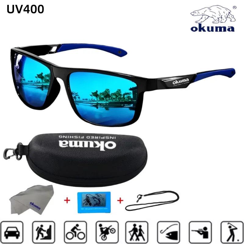 AliExpress okuma Okuma Fashion Polarized Glasses UV400, UV Resistant, Anti Glare, Strong Light, Suitable for Cycling, Driving, Fishing, Etc