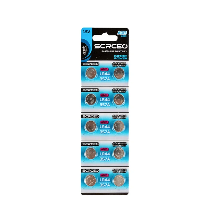 2-50PCS AG13 LR44 L1154F SR44 A76 1.5V High Capacity Alkaline Button Cell Battery,Premium Long Lasting for Calculator,Toy,Remote