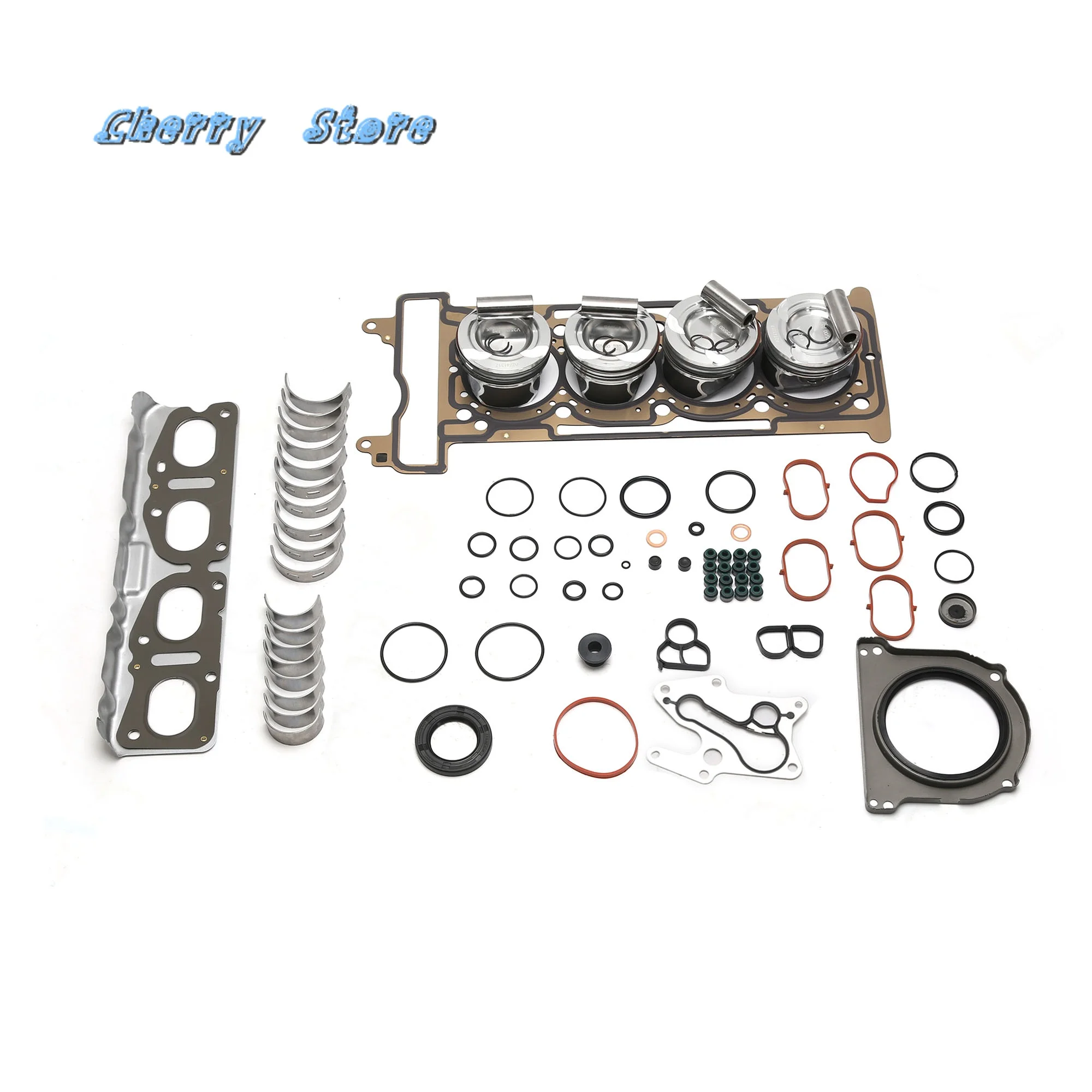 Engine Rebuild Kit Piston enlargement 0.50mm Overhaul gakset Main & Con rod bearing Fit For BENZ C-CLASS Coupe T-Model W204 W205