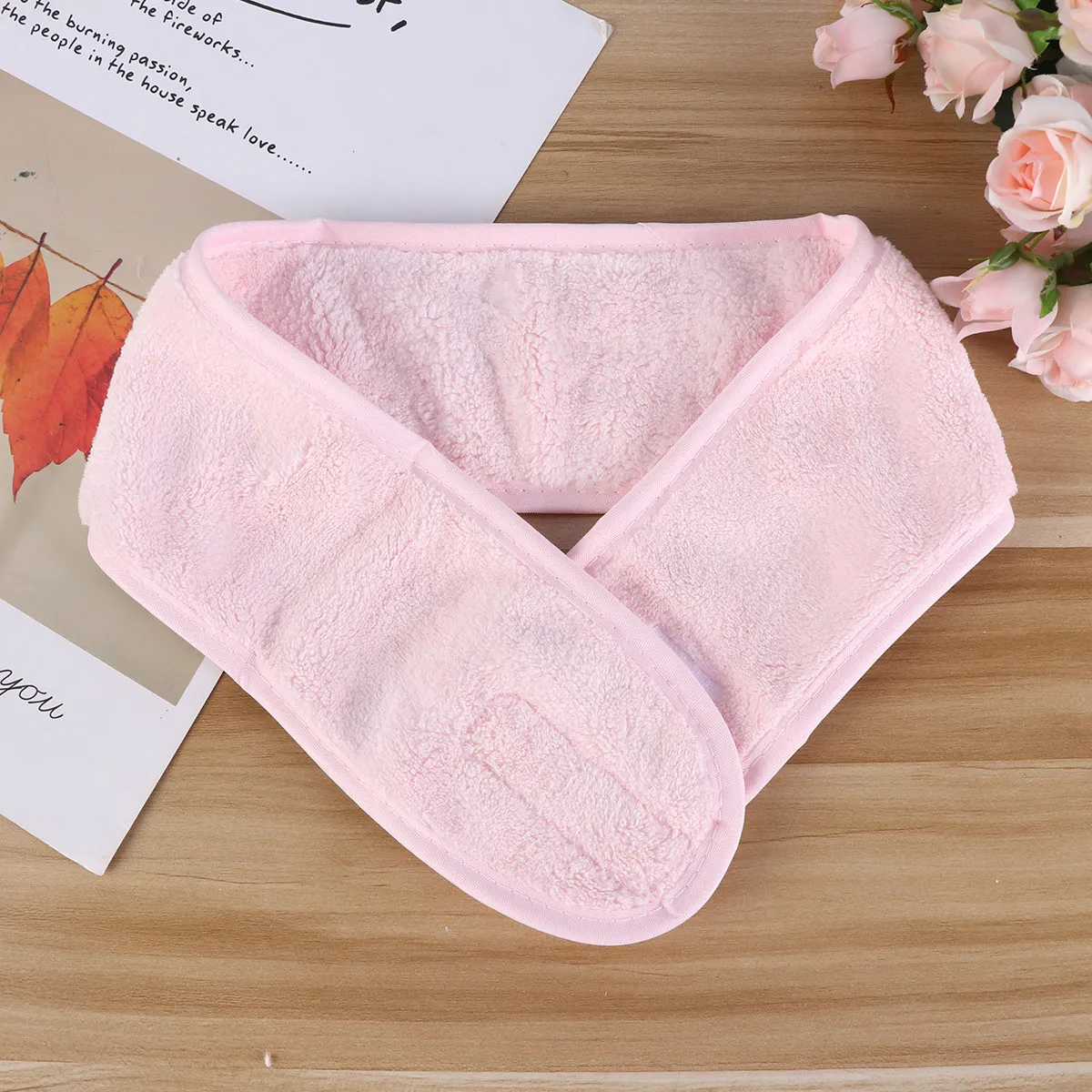 1Pcs Facial Headband Elastic Colorful Spa Wrap Adjustable for Makeup Shower Face Cleansing Facial Headband