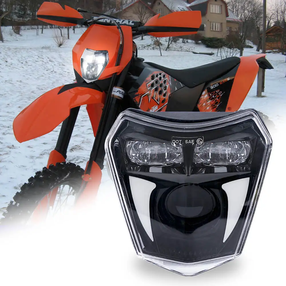 

STLF Motorcycle Parts Led 12V 65W Head Lamp Headlight for Sx F Exc Xcf 300 Fe Husqvarn-A Te Fc 2014 -2021